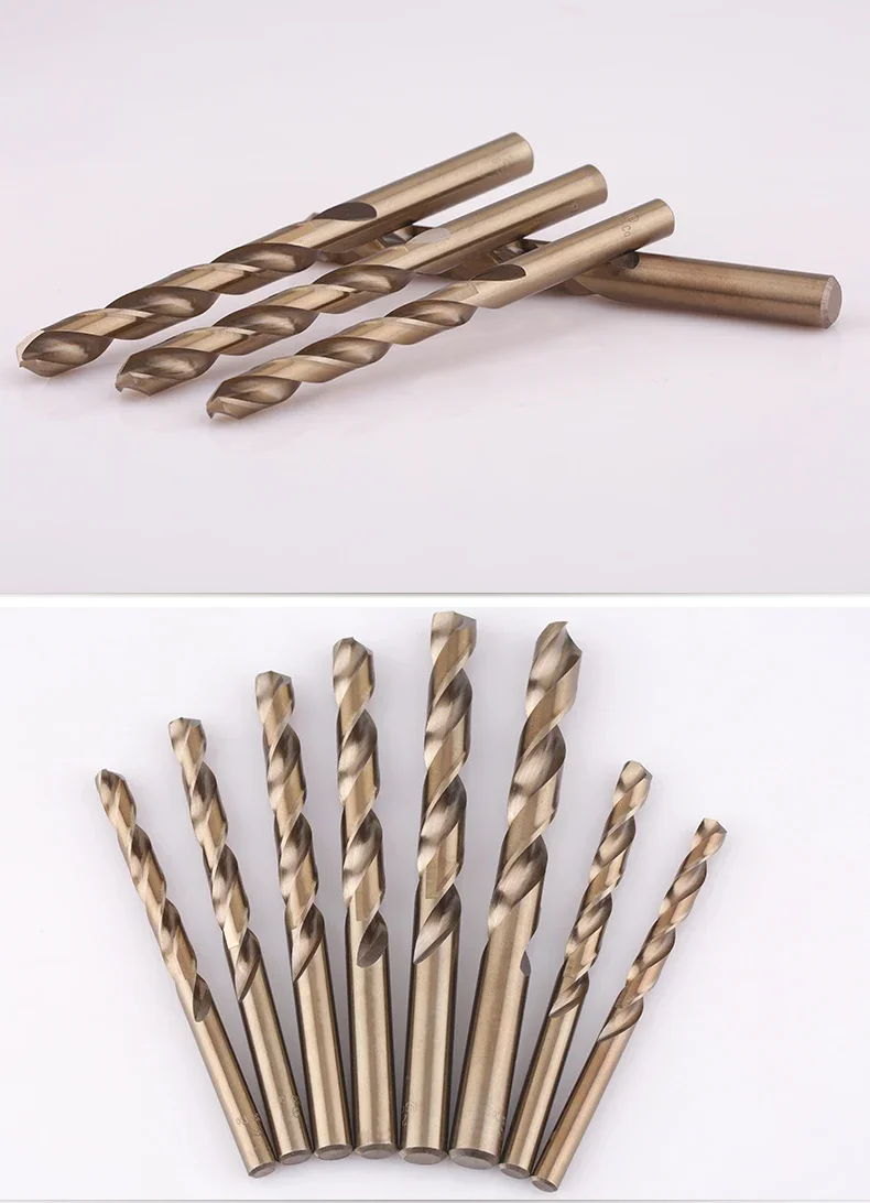 COD Metric M42 Cobalt Twist Drill Bits Set for Stainless Steel and Hard ...