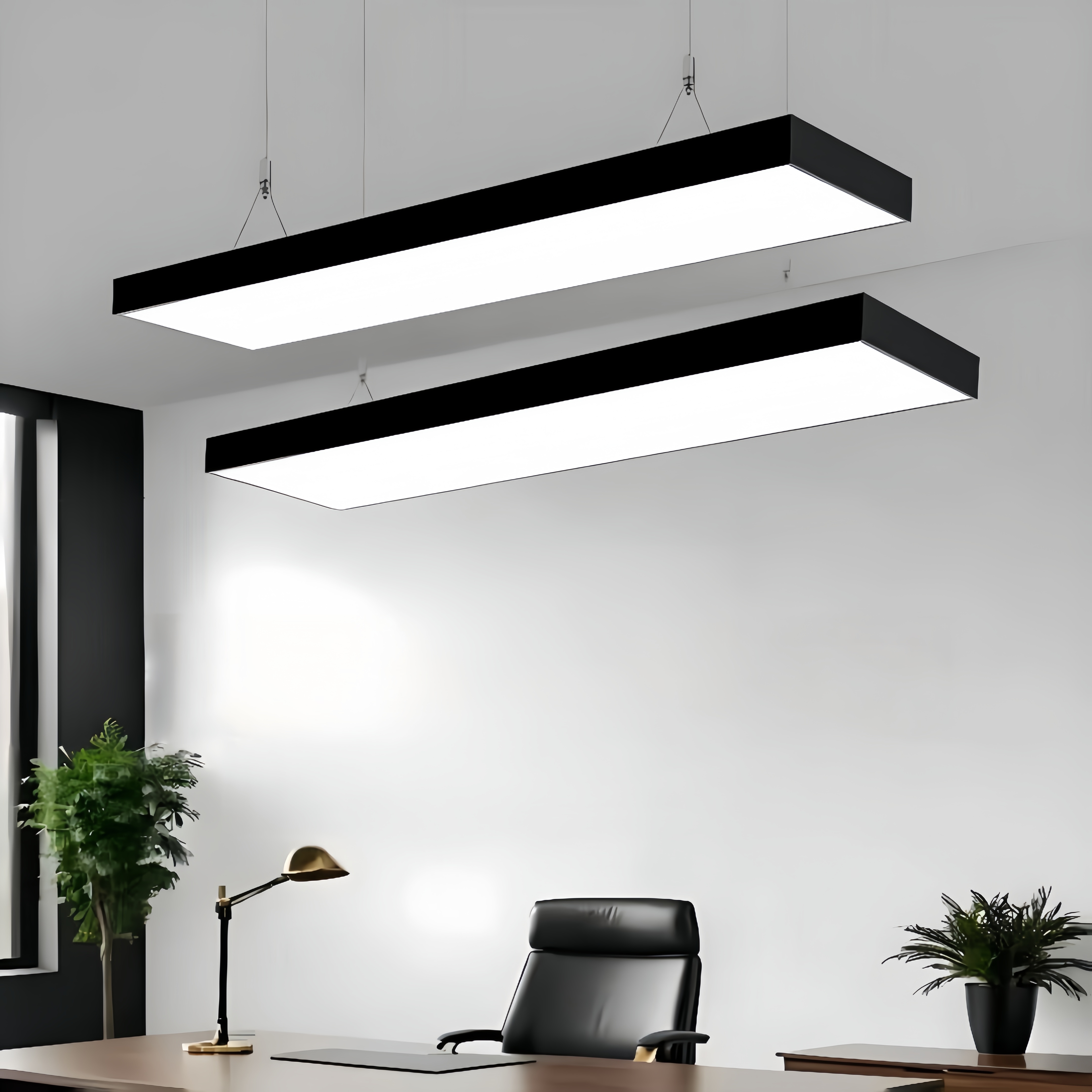 Office Light LED Modern Studio Ceiling Lamp Office Strip Lamp Track ...