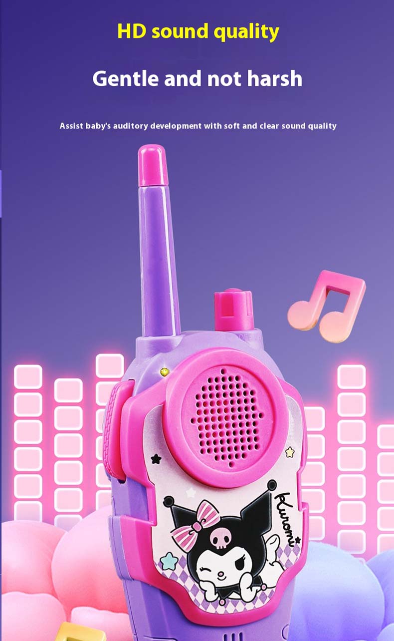 Walkie Talki remote phone call toys with light and sound,KUROMI ...