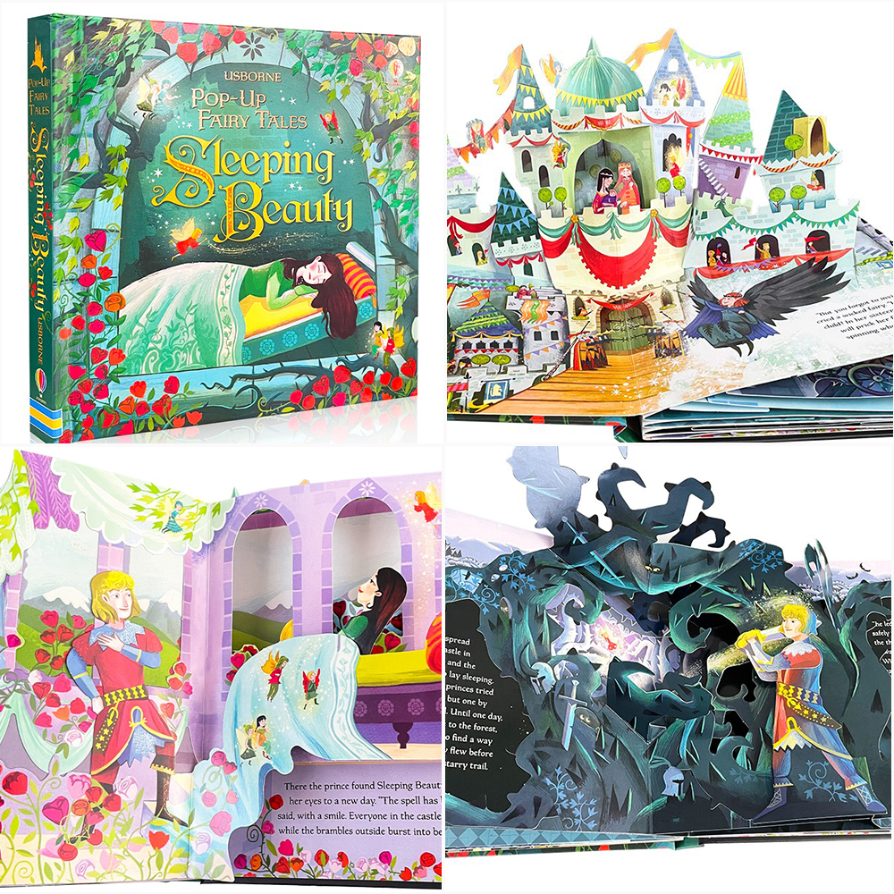 Usborne Pop-Up Fairy Tale Three Little Pigs 3D Flap Picture Books Kids ...