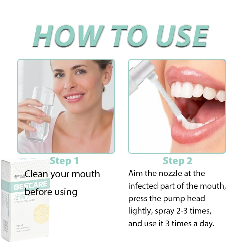 Toothache spray toothache drops toothache pain relief gamot sa sakit ng ...