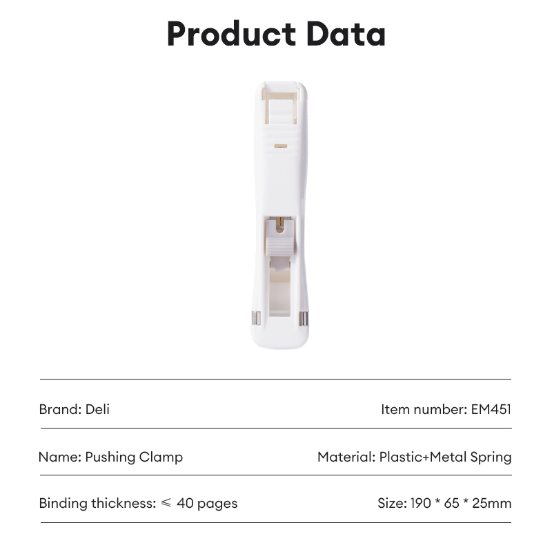 Deli White Document Pusher – Stack Organizer & Paper Alignment Tool ...
