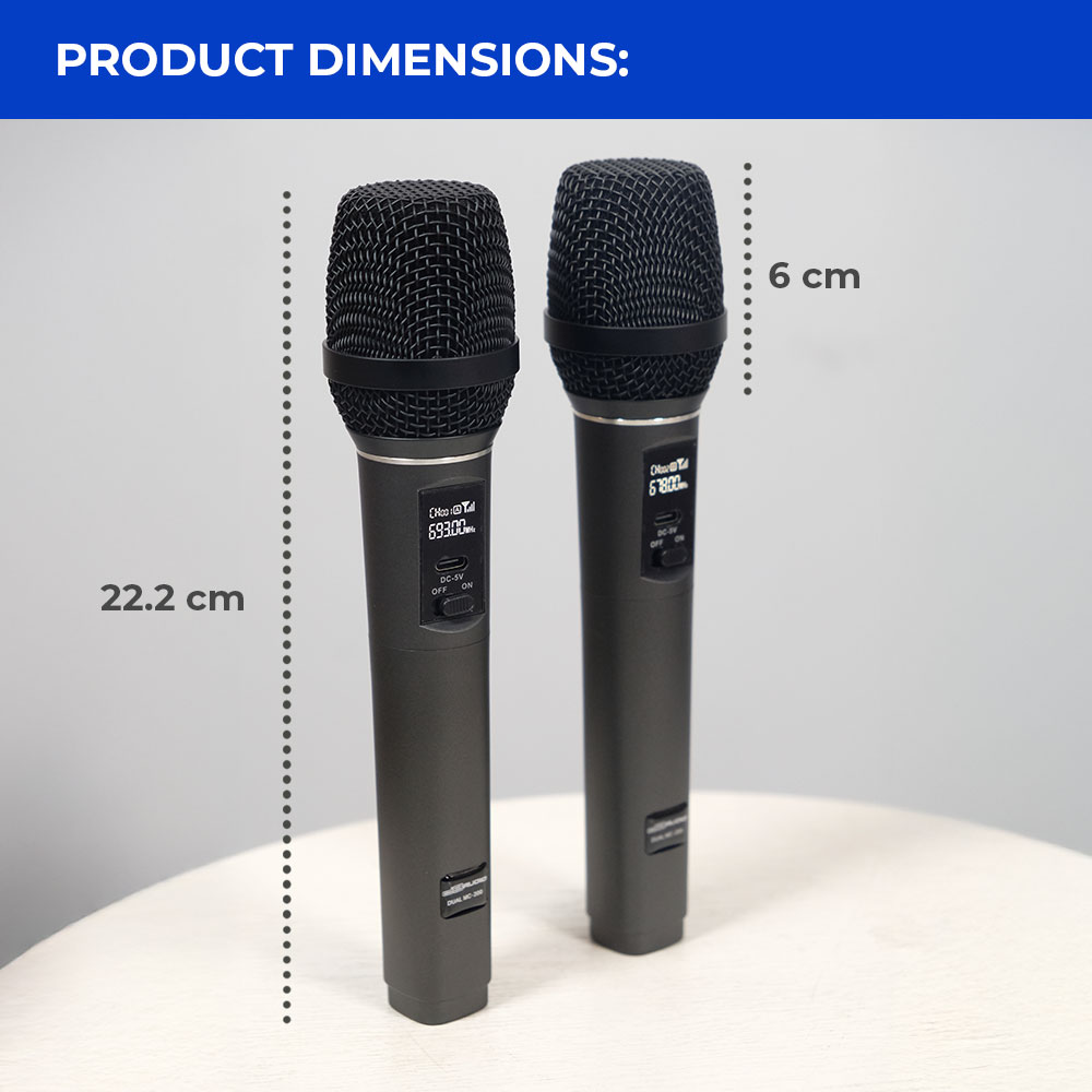 DB Audio by Astron DUAL MC-200 | Dual-mode double mic | Wired and ...