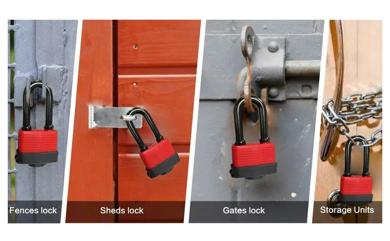 Heavy-duty Waterproof Padlock Shell Lock Rustproof Outdoor Truck Anti ...