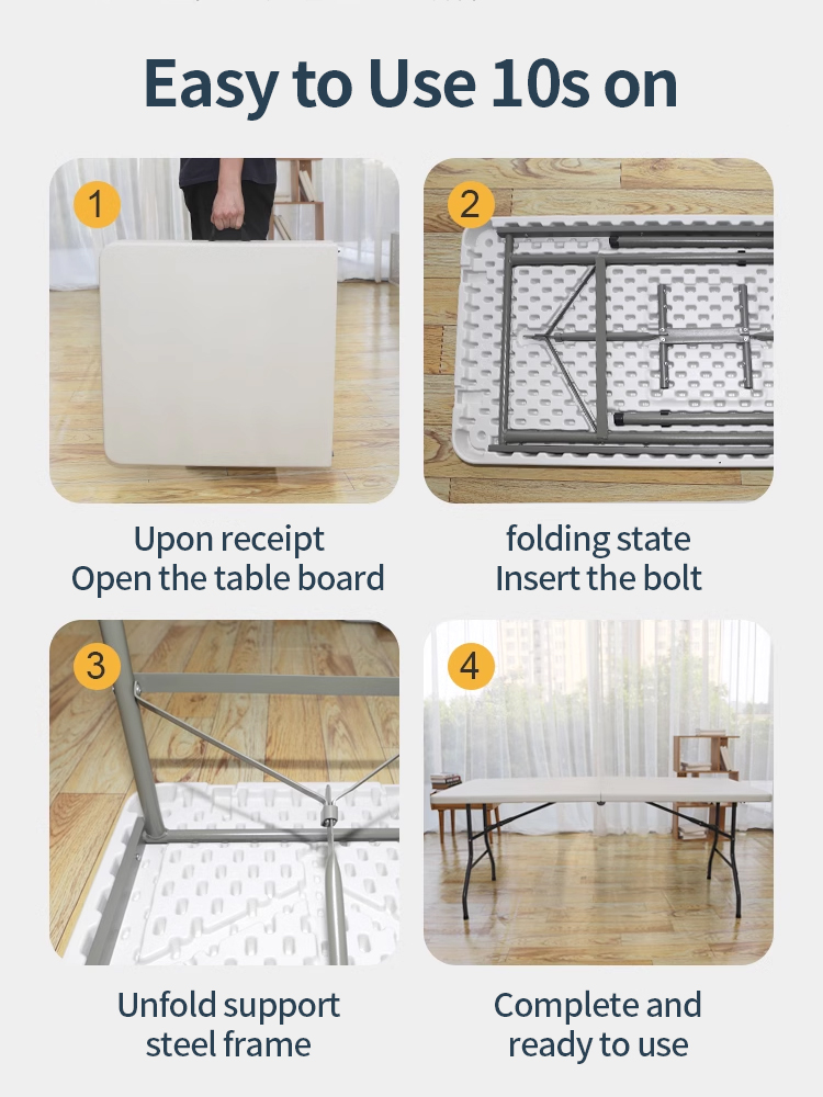 ICON Foldable Table 180cm Folding Table Foldable Table And Chair ...