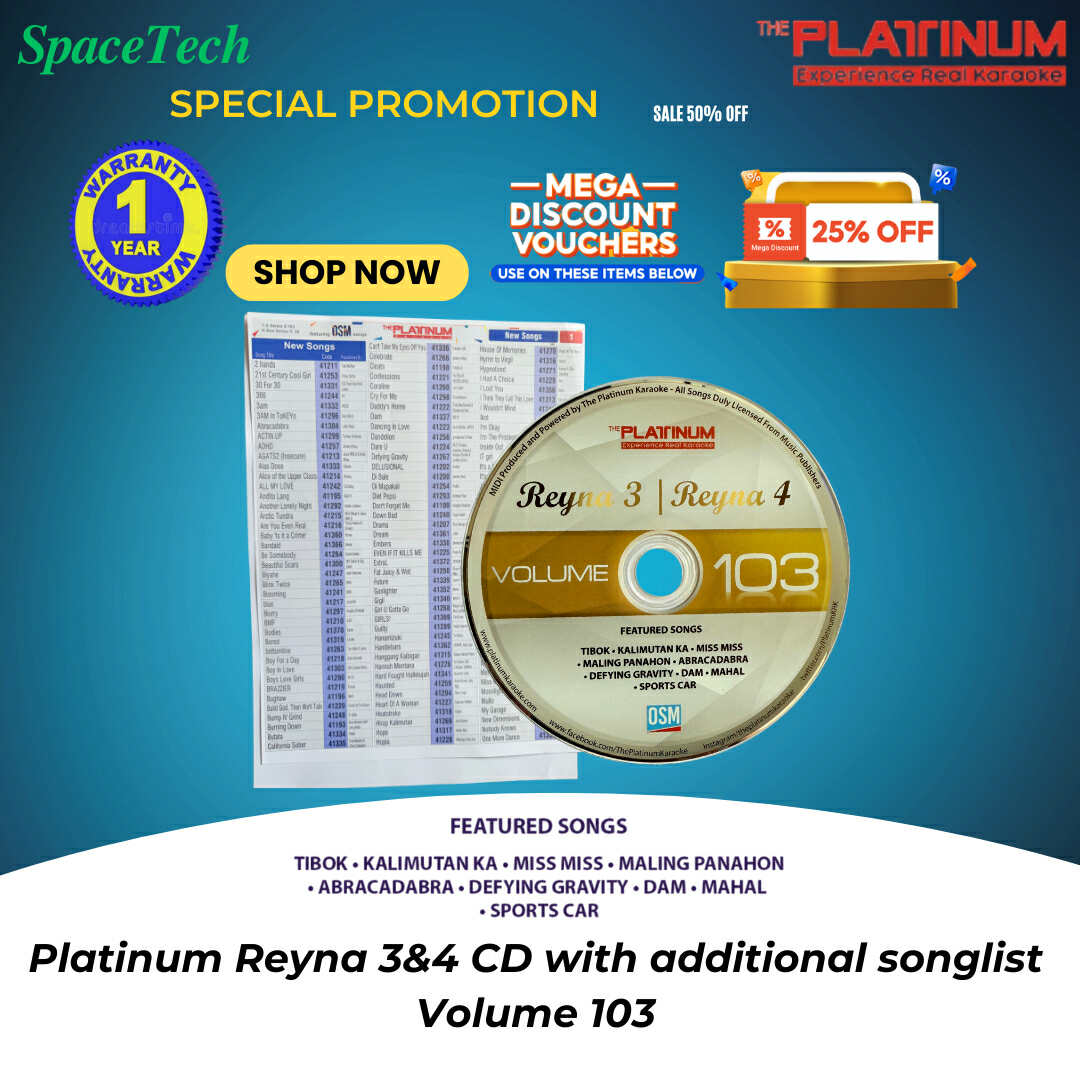 PLATINUM REYNA 3/Reyna 4 LATEST CD VOLUME 103 ( AGUST 2025 UPDATED ...