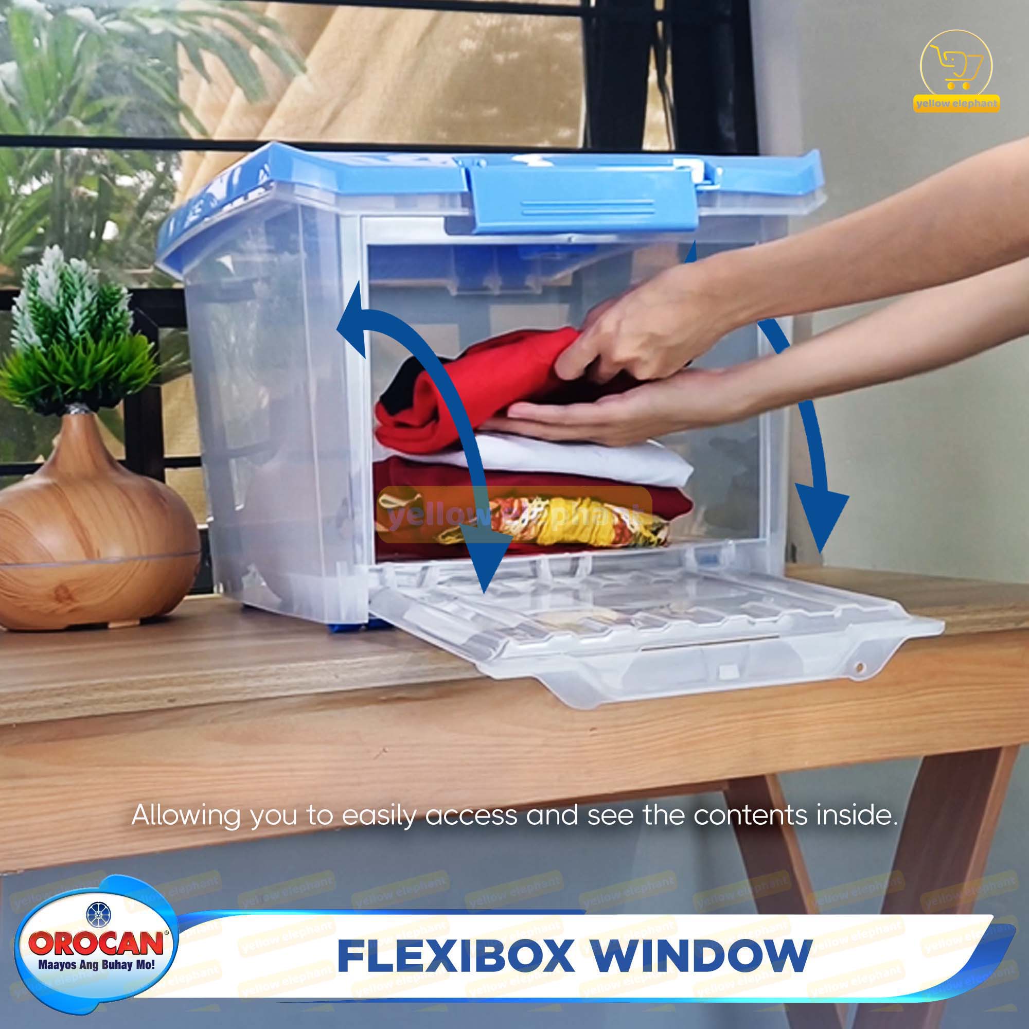 Orocan Flexibox Window 32 & 52 Liters High Quality Storage Box With ...