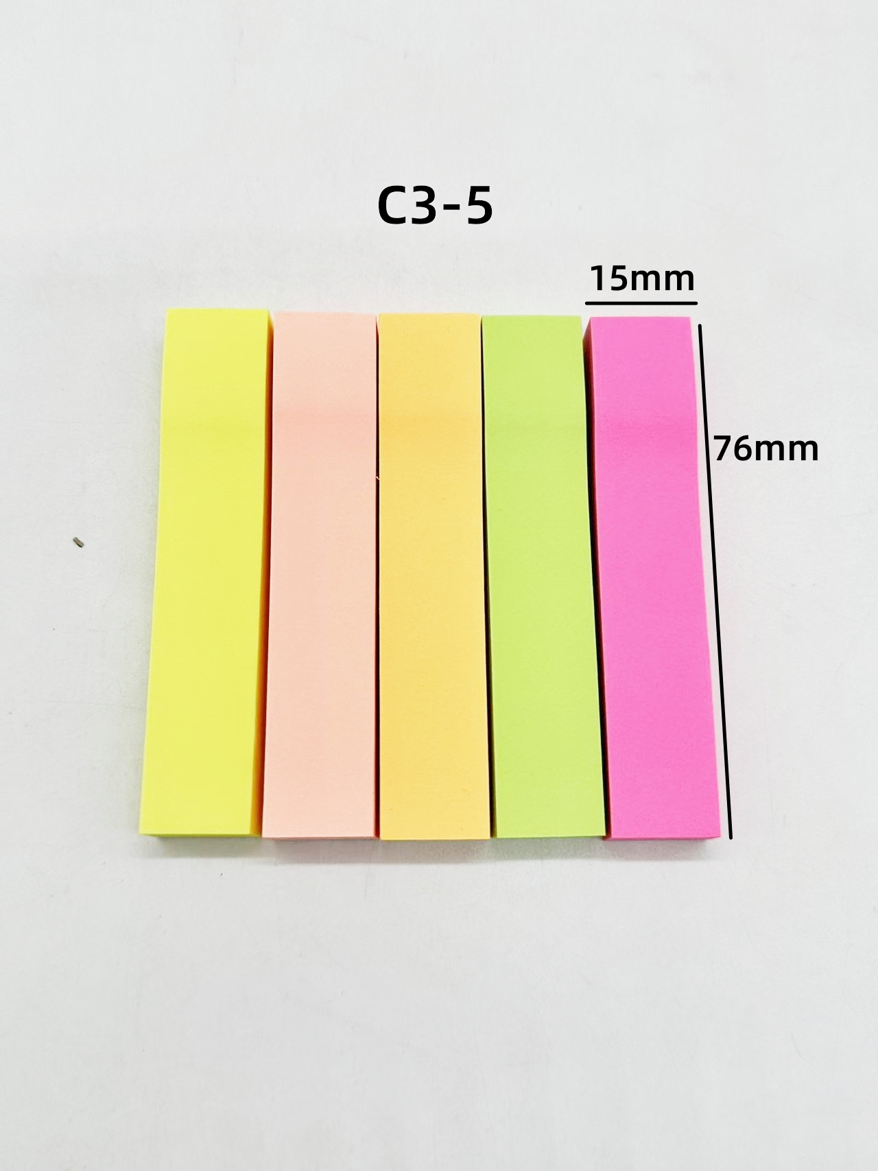 Fluorescent Self-Adhesive stick Notes 2x3, 3x3, 3x4, 3x5 inches / 90 ...