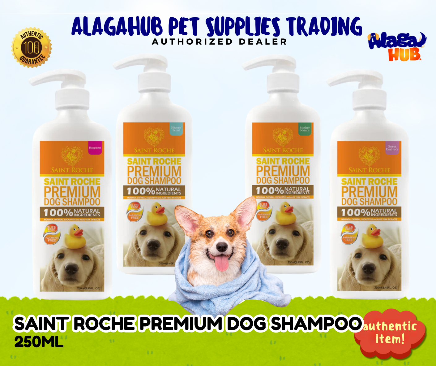 ALAGA SAINT ROCHE PREMIUM ORGANIC DOG SHAMPOO 250ML | Shopee Philippines
