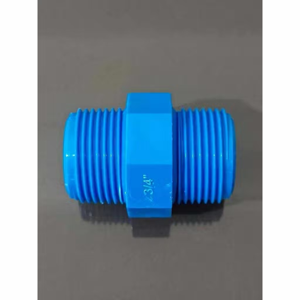 PVC Blue male adapter double thread pvc fittings quick adapters ...