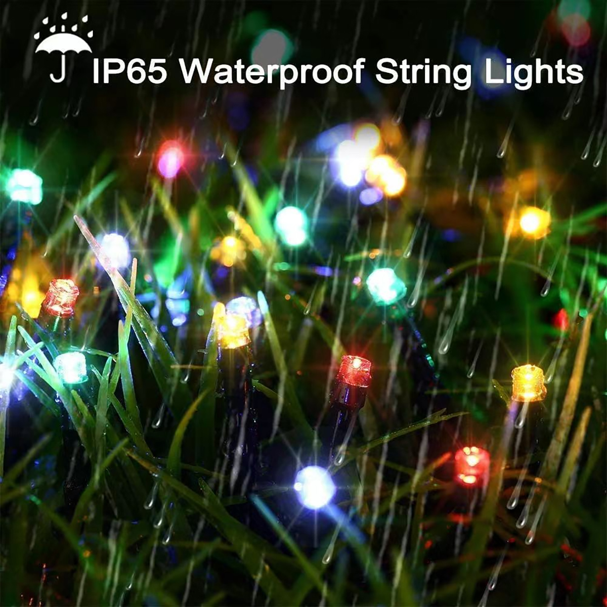 Buy 1 Take 3 4PCS Solar Christmas LED Outdoor String Light 12M Garland ...