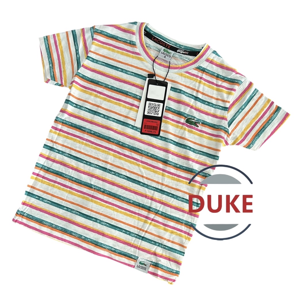 Duke Overrun Kids Cotton Stripe T-Shirt Boys Girls Kids Clothes ...