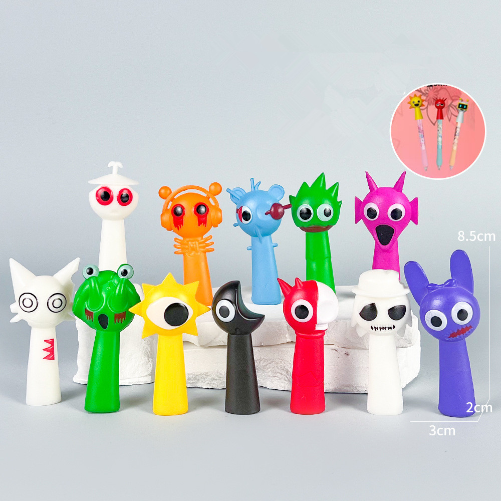 【Hot selling 】 Sprunki Action Figure Set Sprunki Incredibox Toys ...