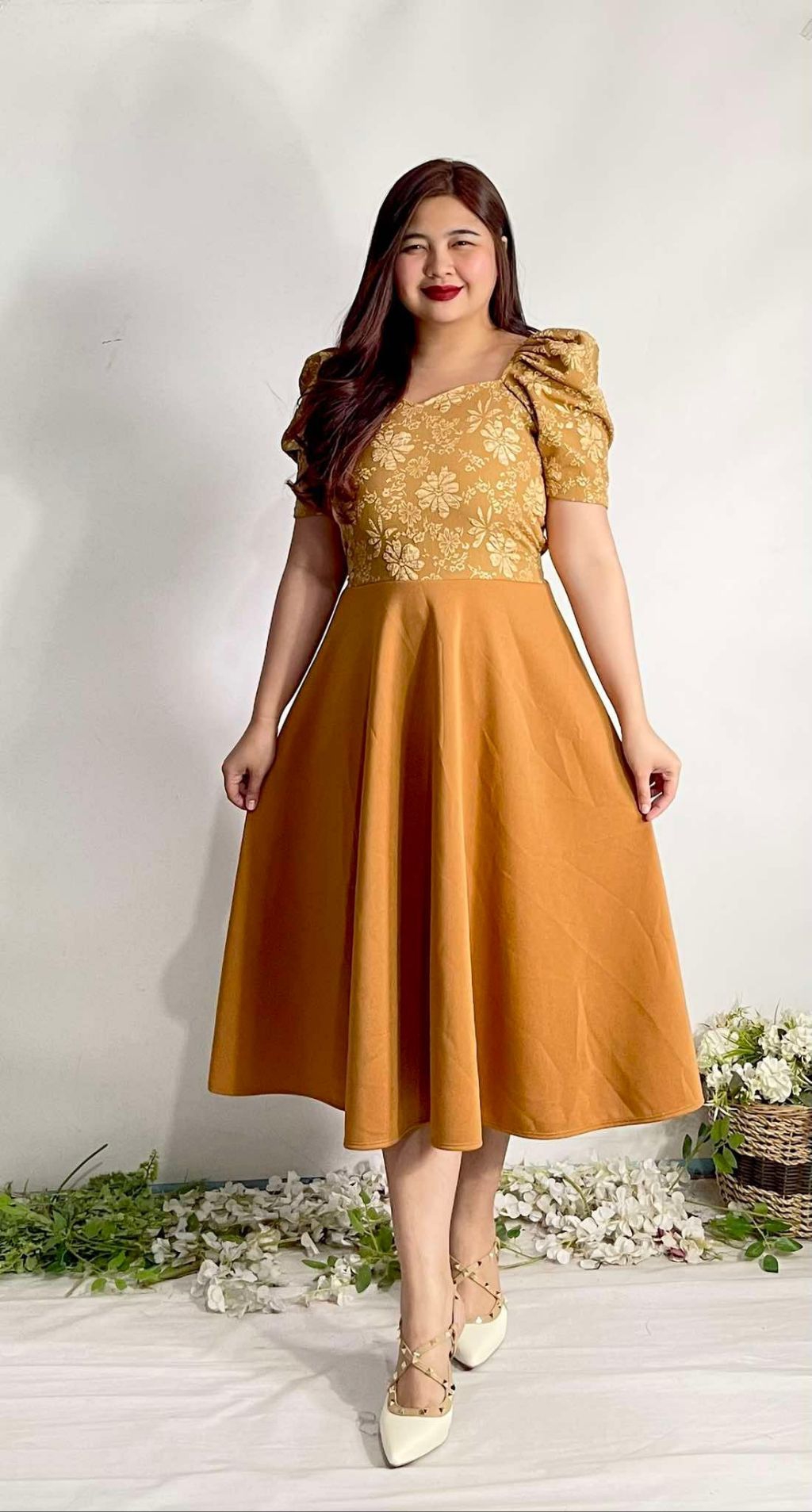 Semi Filipiniana Dress Semi Formal Filipiniana Attire For Female  Filipiniana Barong With