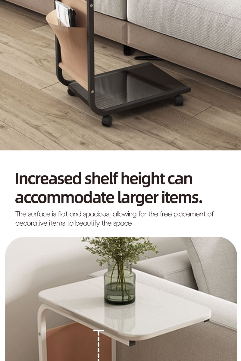 COD Corner Table Movable Sofa Side Coffee Table Nordic Side Cabinet ...
