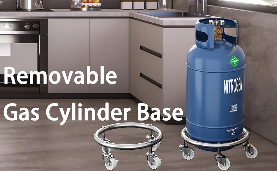 Gas Tank Rack lpg Tank Roller Stand landege Propane Cylinder Base Dolly ...