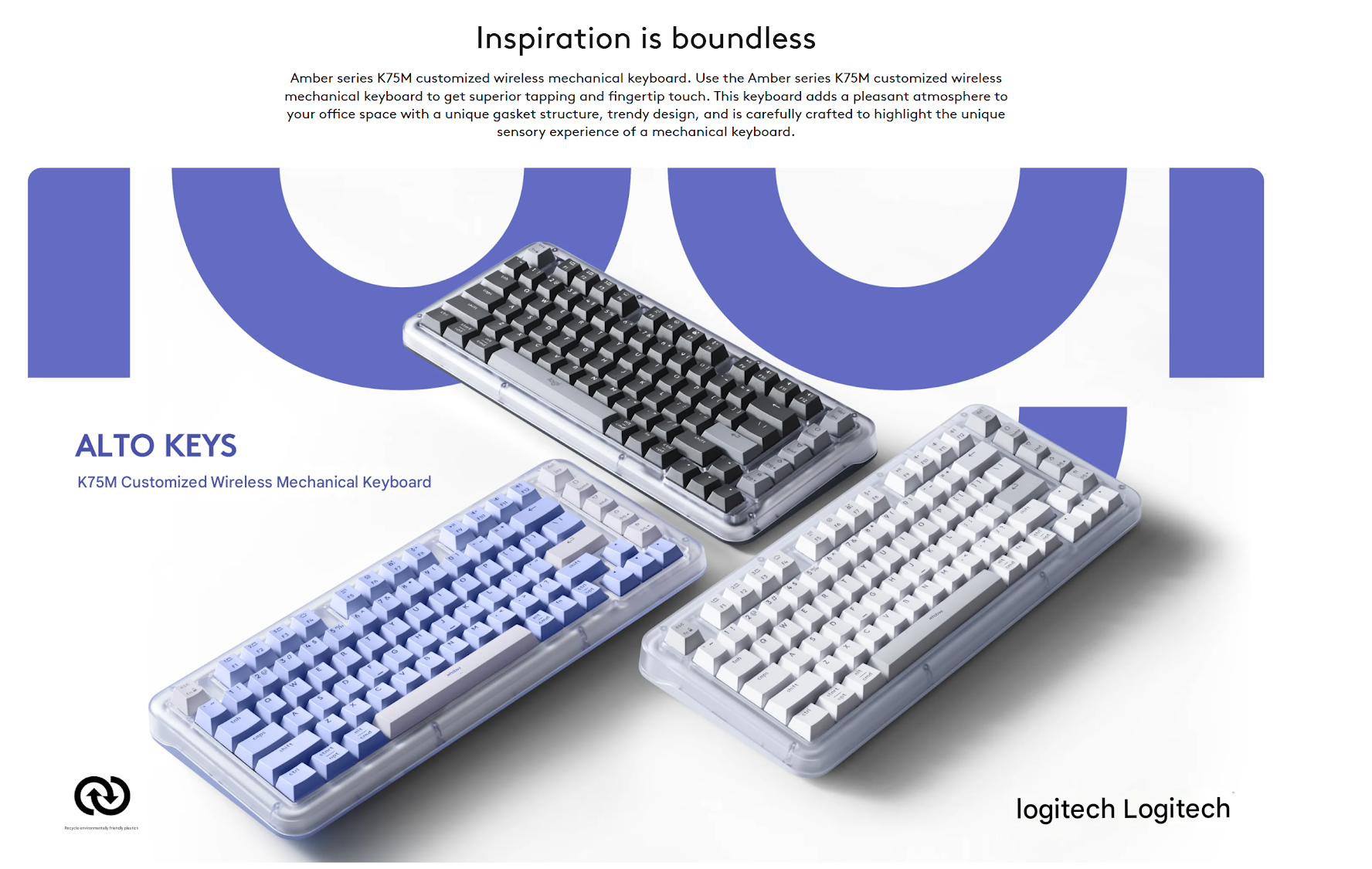 Logitech Alto Keys K98M K98M PLUS K98S K75M K98S Plus Wireless ...
