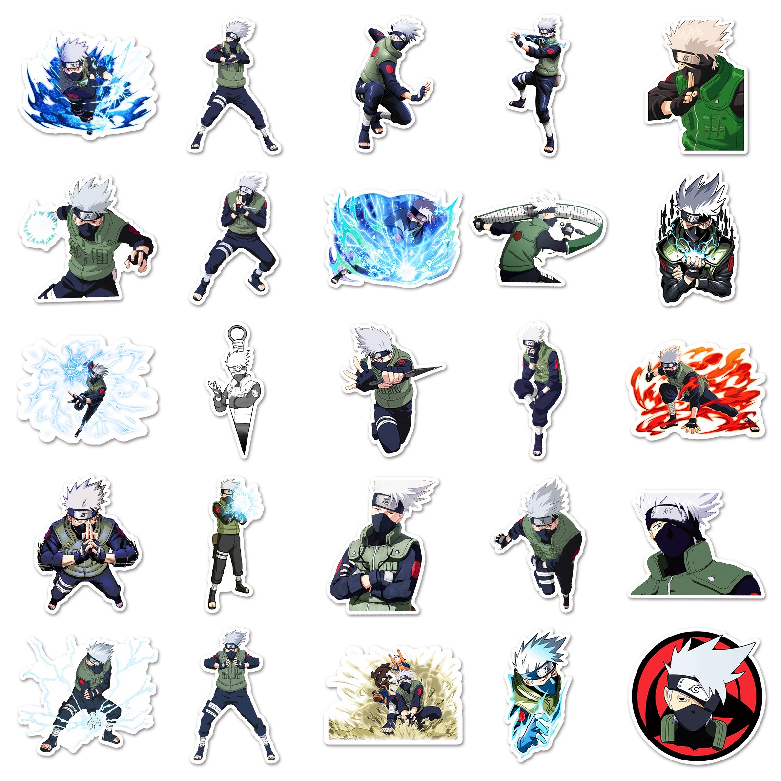 50pcs Kakashi Hatake Graffiti Stickers Product Number: L50-1352 ...