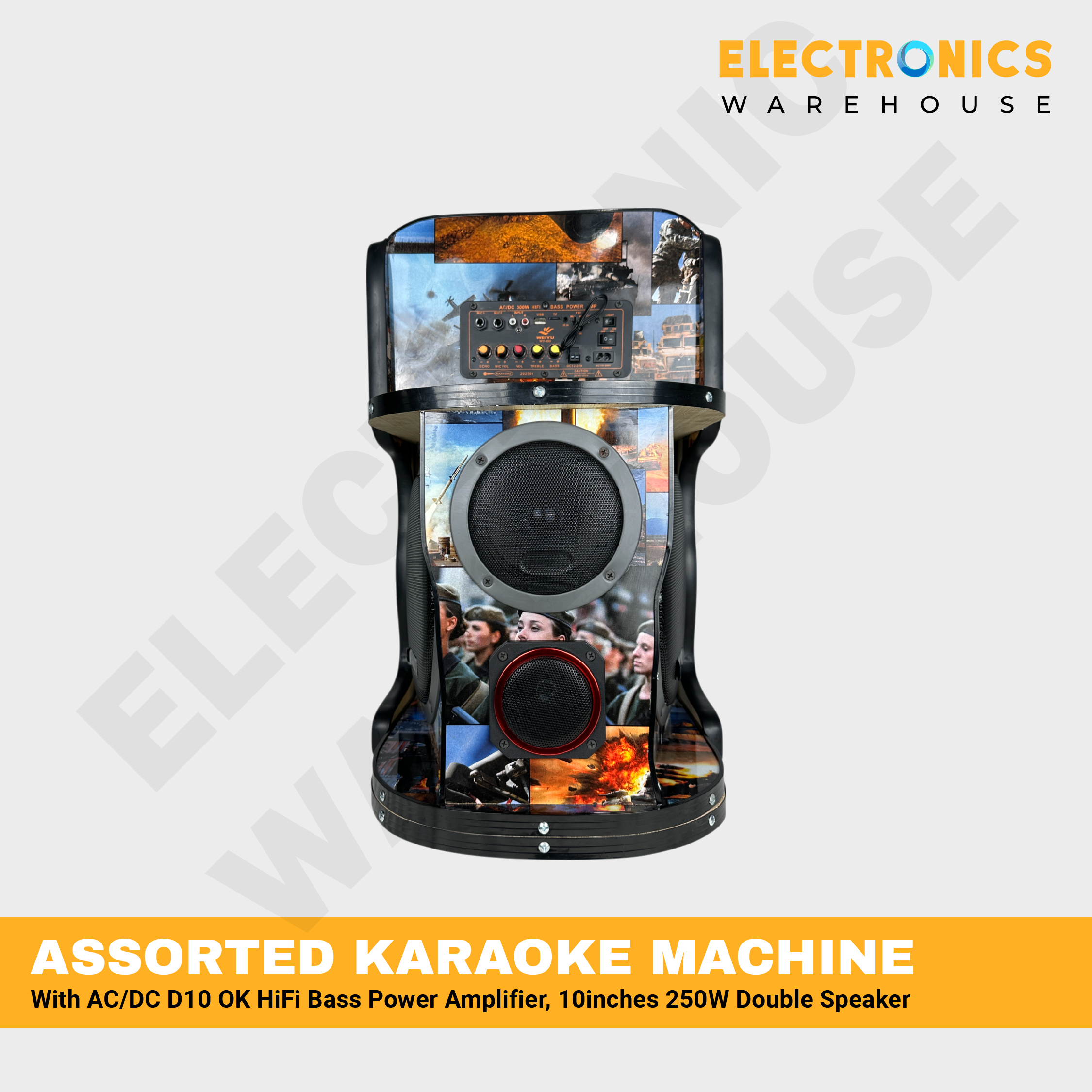 Assembled Karaoke/Videoke Machine with D10 OK HiFi Bass Power Amplifier ...
