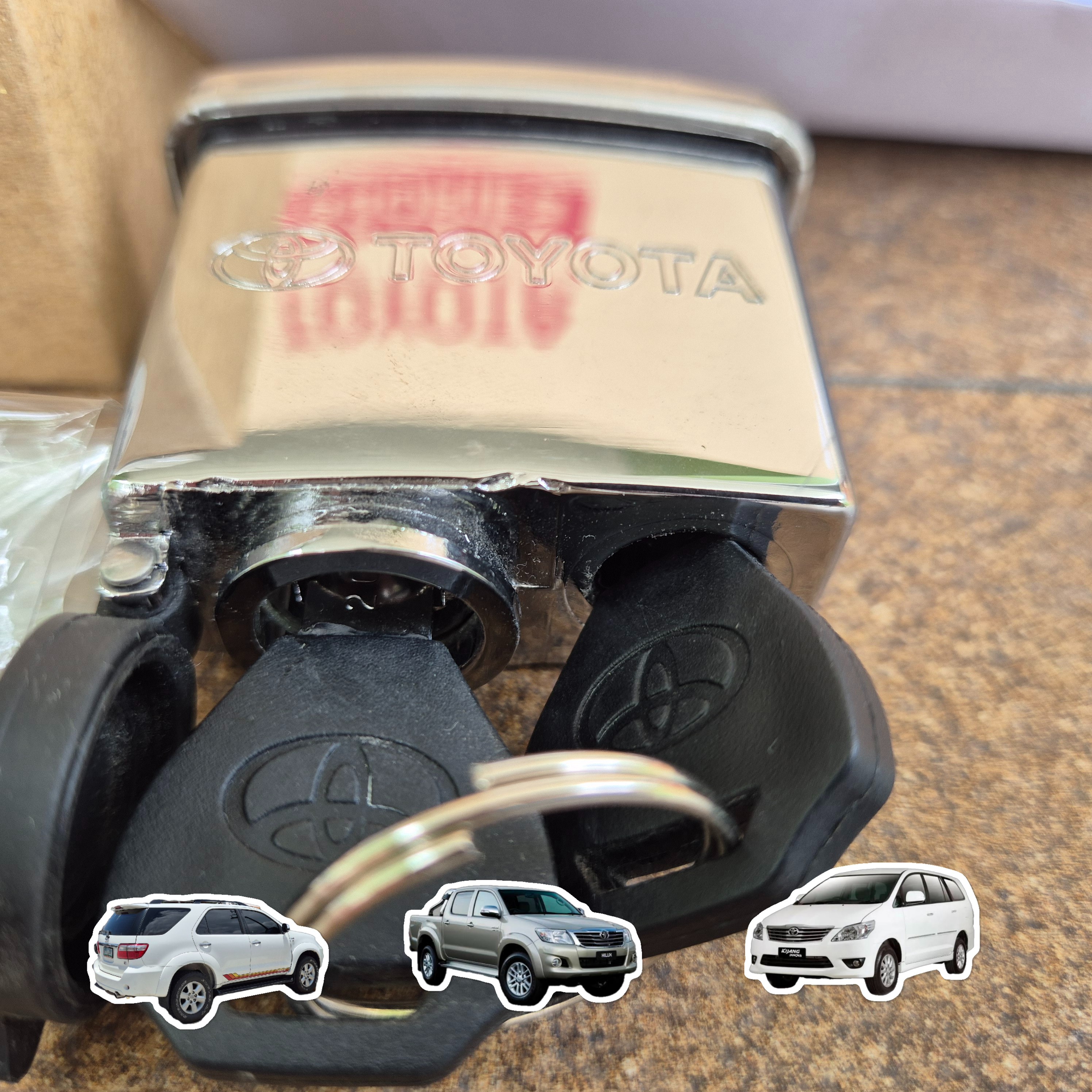 Toyota Spare Wheel Lock Fortuner/Innova/Hilux 2005-2015 | Shopee ...
