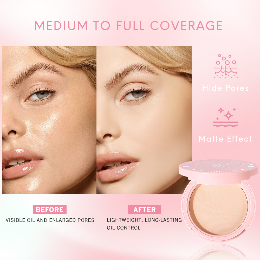 DW Sunscreen Face Pressed Powder SPF25 PA+++ Oil Control Waterproof ...
