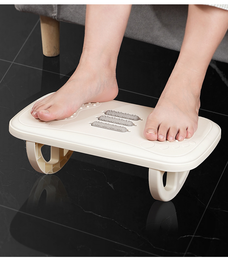 Adjustable Shakeable Foot Rest, Ergonomic Foot Rest With Massage ...
