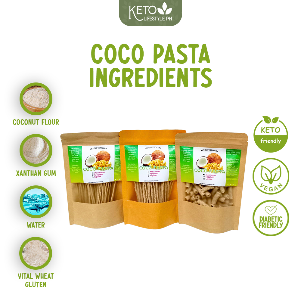Keto Vegan Coco Pasta 100grams | Shopee Philippines