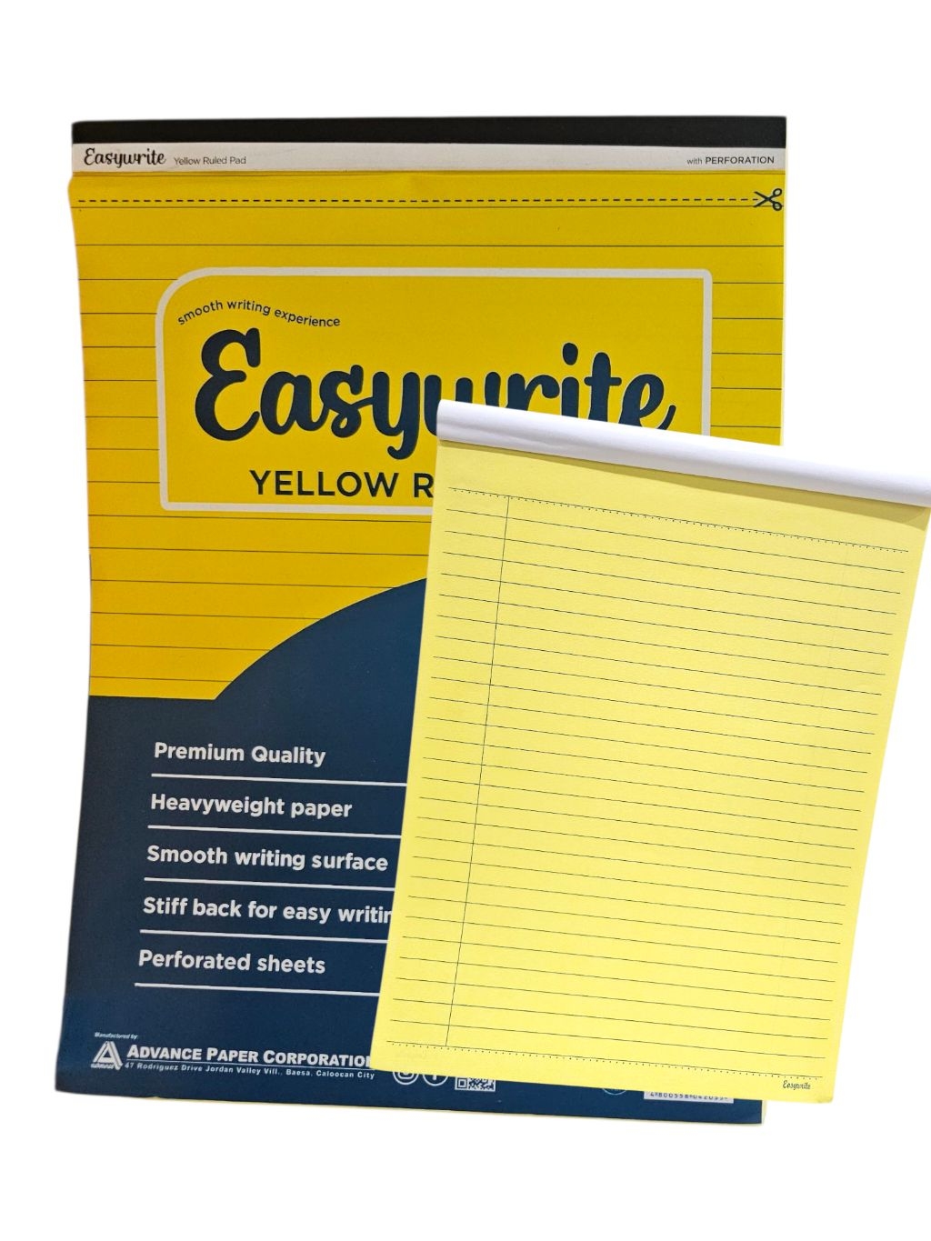 10 Pads Easywrite Yellow Ruled Pad 80 Leaves | Shopee Philippines