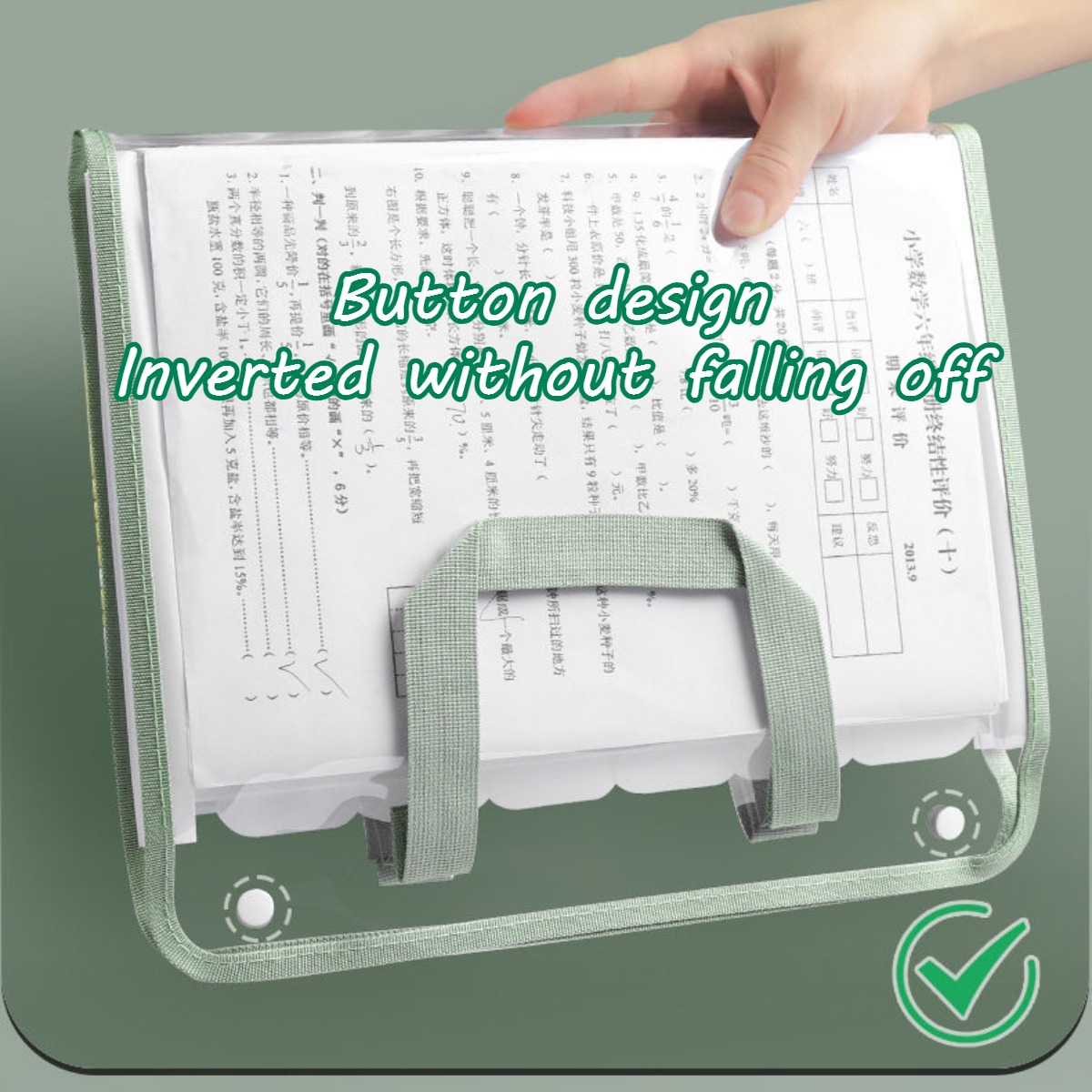 13 Layers Document Organizer Long Size/A4 Expanding File Folder ...