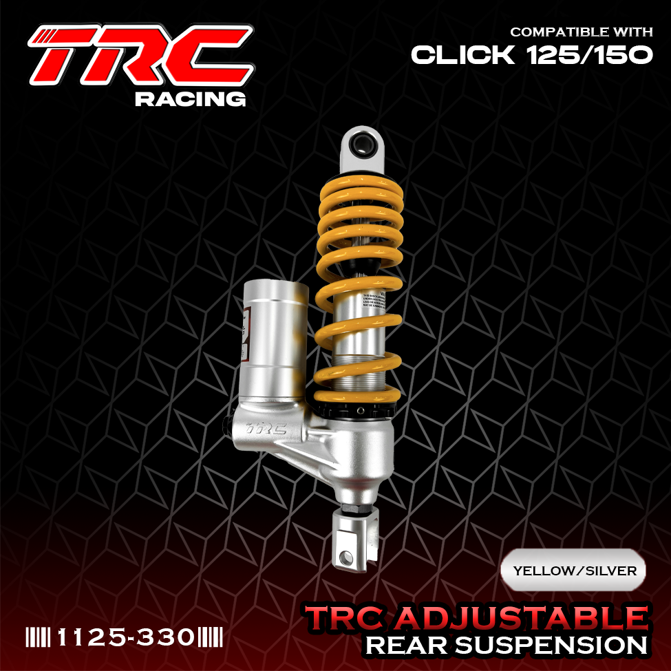 TRC Racing ADJUSTABLE REAR SHOCK SUSPENSION FOR CLICK 125/150 1125-330 ...