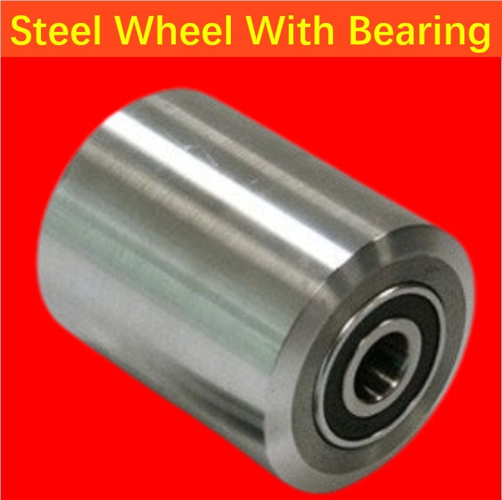 ZKZ Screw Wheel Steel Wheel With Bearing Trolley Wheels | Shopee ...