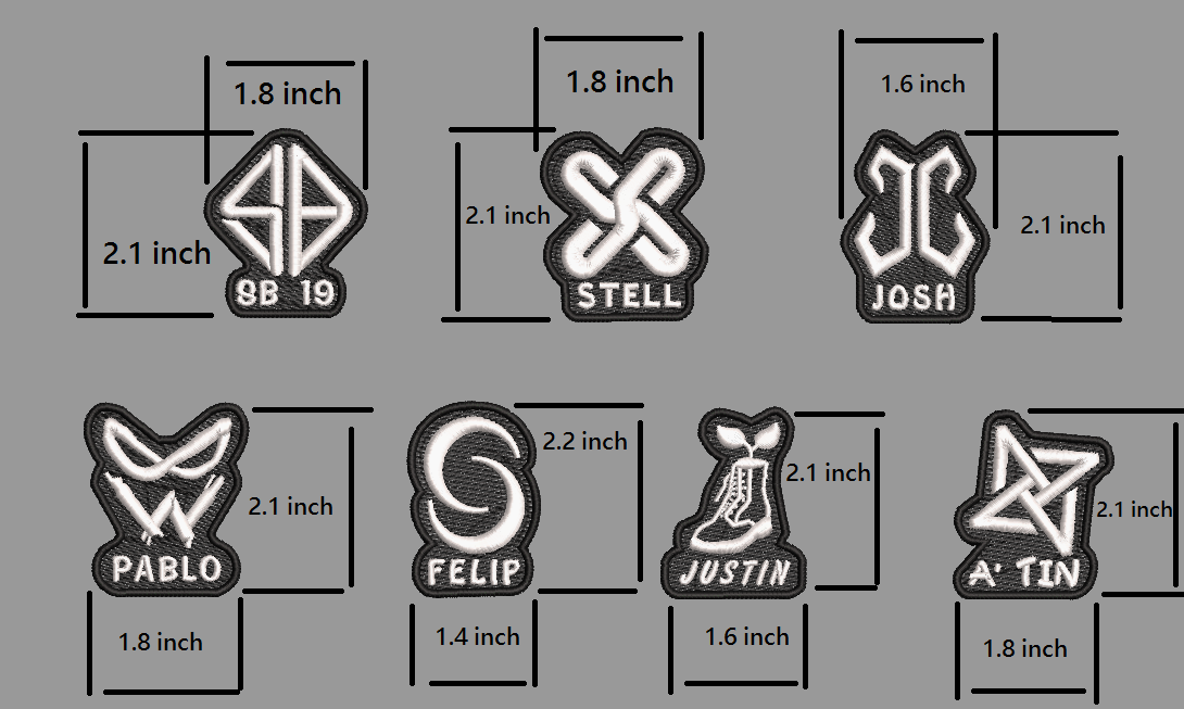 SB 19 embroidery patches iron on patch | Shopee Philippines