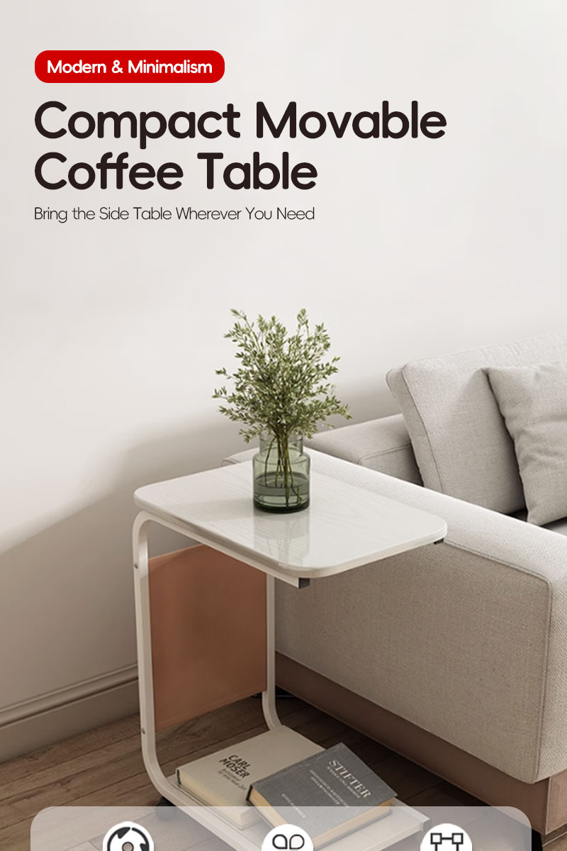 COD Movable Sofa Side Table Coffee Table Corner Table Nordic Side Table ...