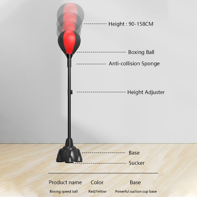 Adjustable Boxing Reaction target Punching Ball Speed Ball Quick ...