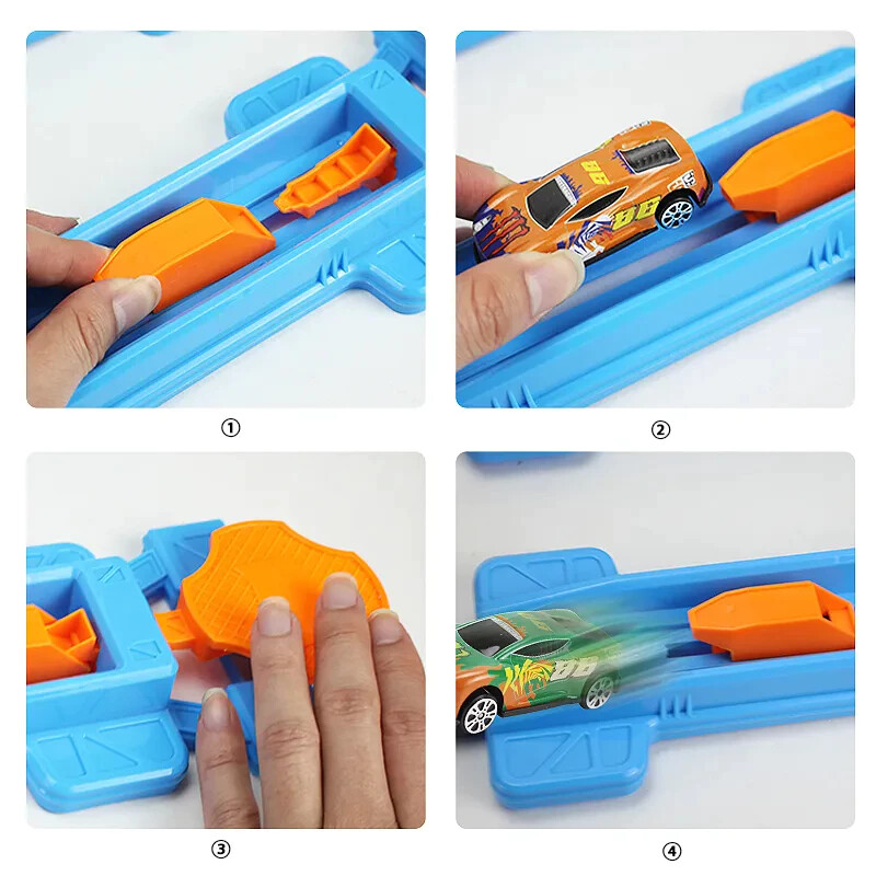 Race Ejection Track Carrace Toy DIY 360°Loop Hot Wheels Race Track Car ...
