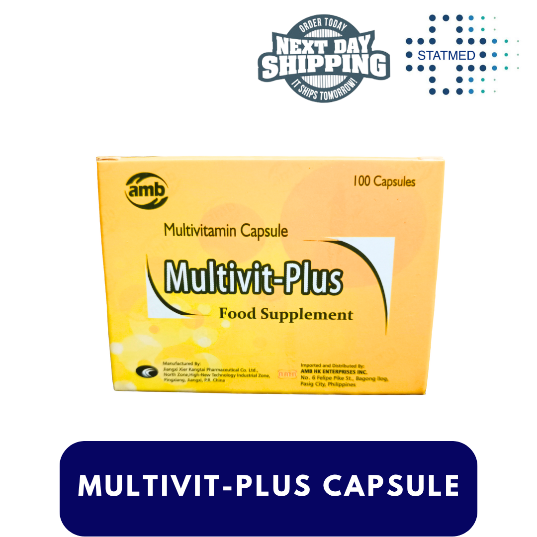 Multivit-Plus Food Supplement Vitamin Capsule | 10, 50 & 100 Capsules ...