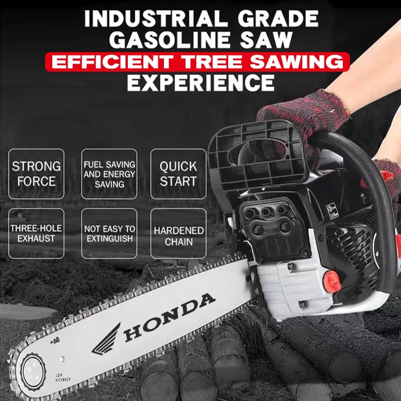 COD Original Gasoline Chainsaw 20/22/24 Inches 78cc 9.9kw High Power ...