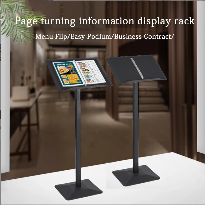 Fashionable and beautiful Menu rack Presentation stand Menu rack ...