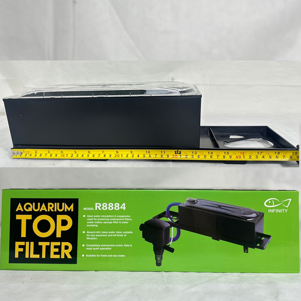 Infinity Aquarium Top Overhead Filter 40 Watts R8884 For 75-100 Gallons ...