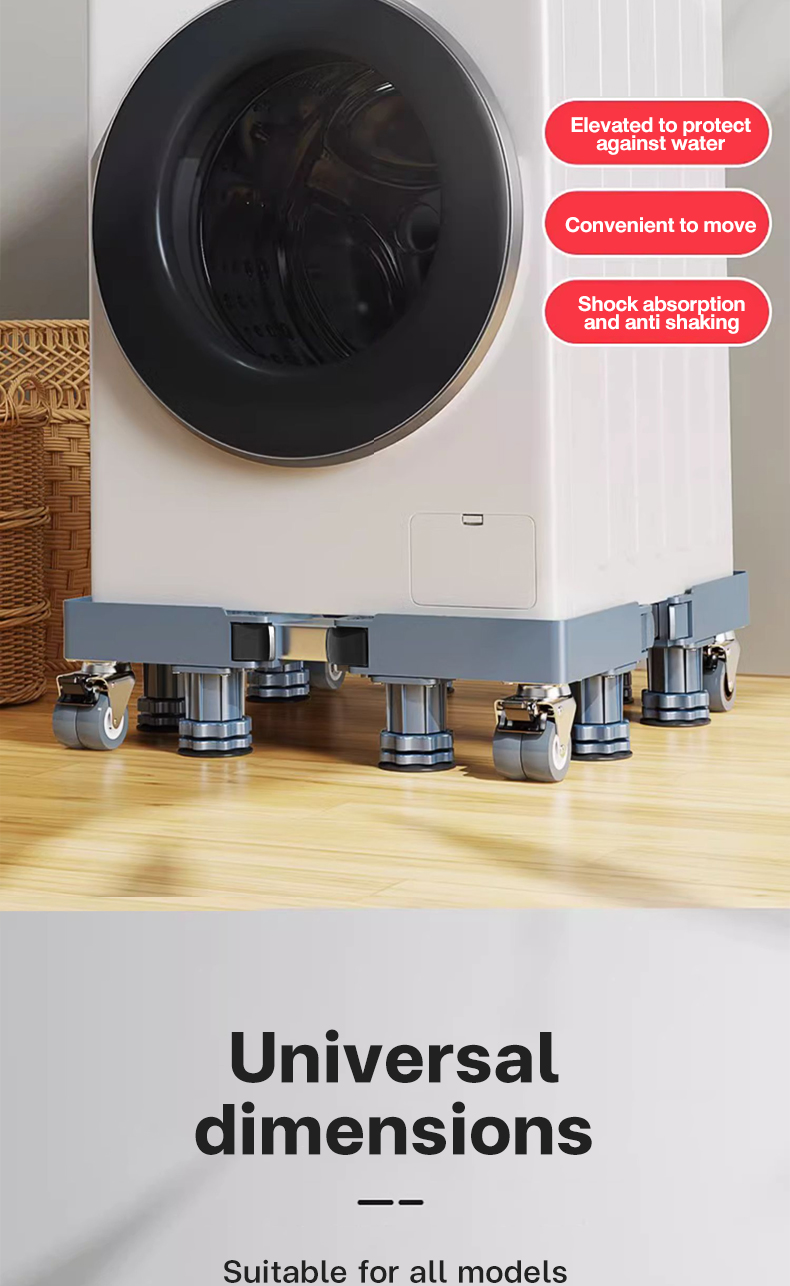 Ref Stand Washing Machine Stand with Wheels 8 Legs 8 Wheels Patungan ng ...
