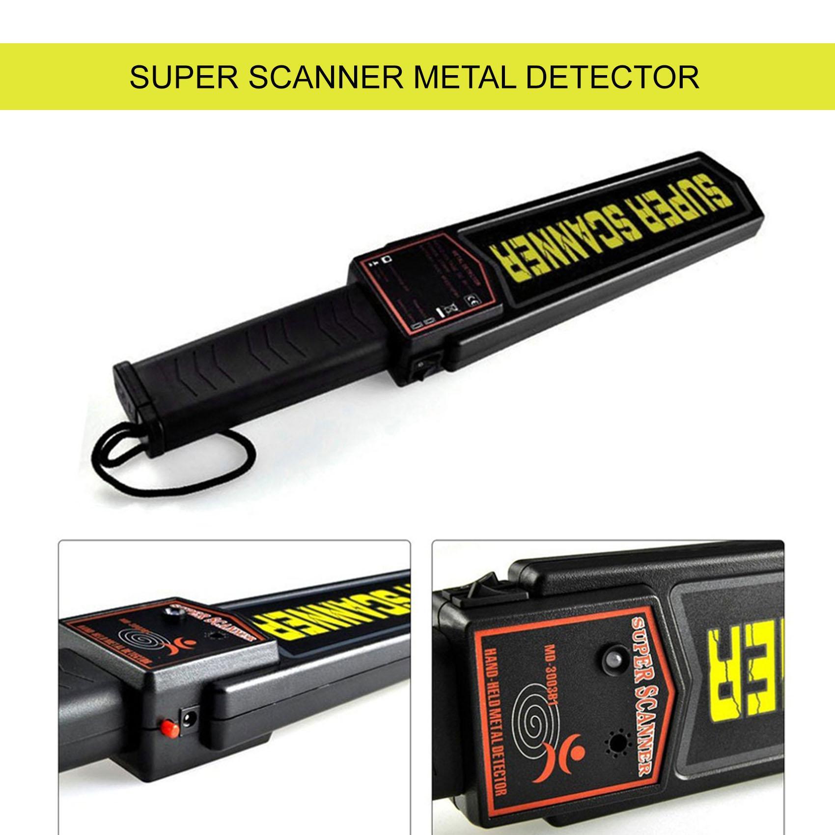 Metal Detector GARRETT Super Scanner Professional Portable Metal knife ...