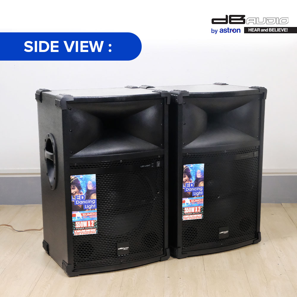 DB Audio by Astron SUMO-12 | 2 way speaker | Powerful Sound | 550W x 2 ...