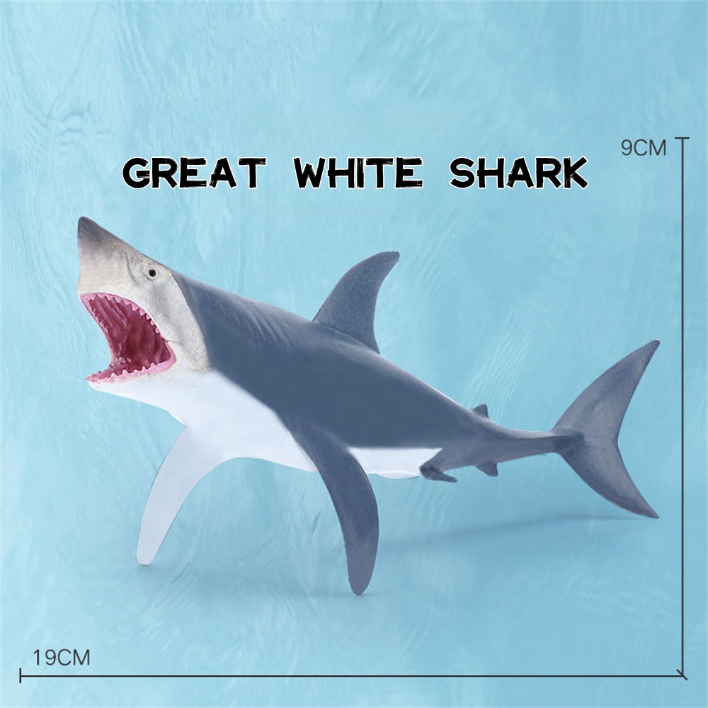 Miniature Marine Animal Solid Models Dolphin Whale Shark Model Ocean ...