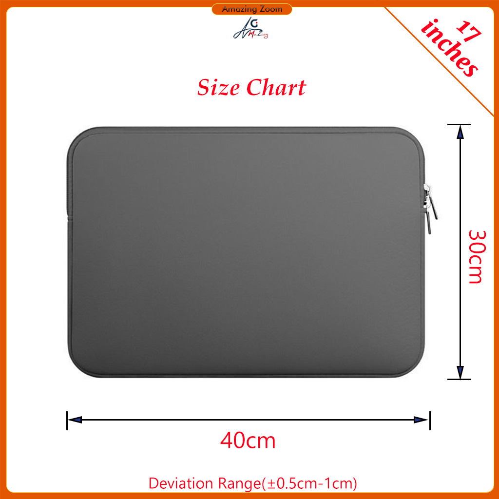One Set Laptop Sleeve 14/15.6inches Protective Case Soft Carrying ...