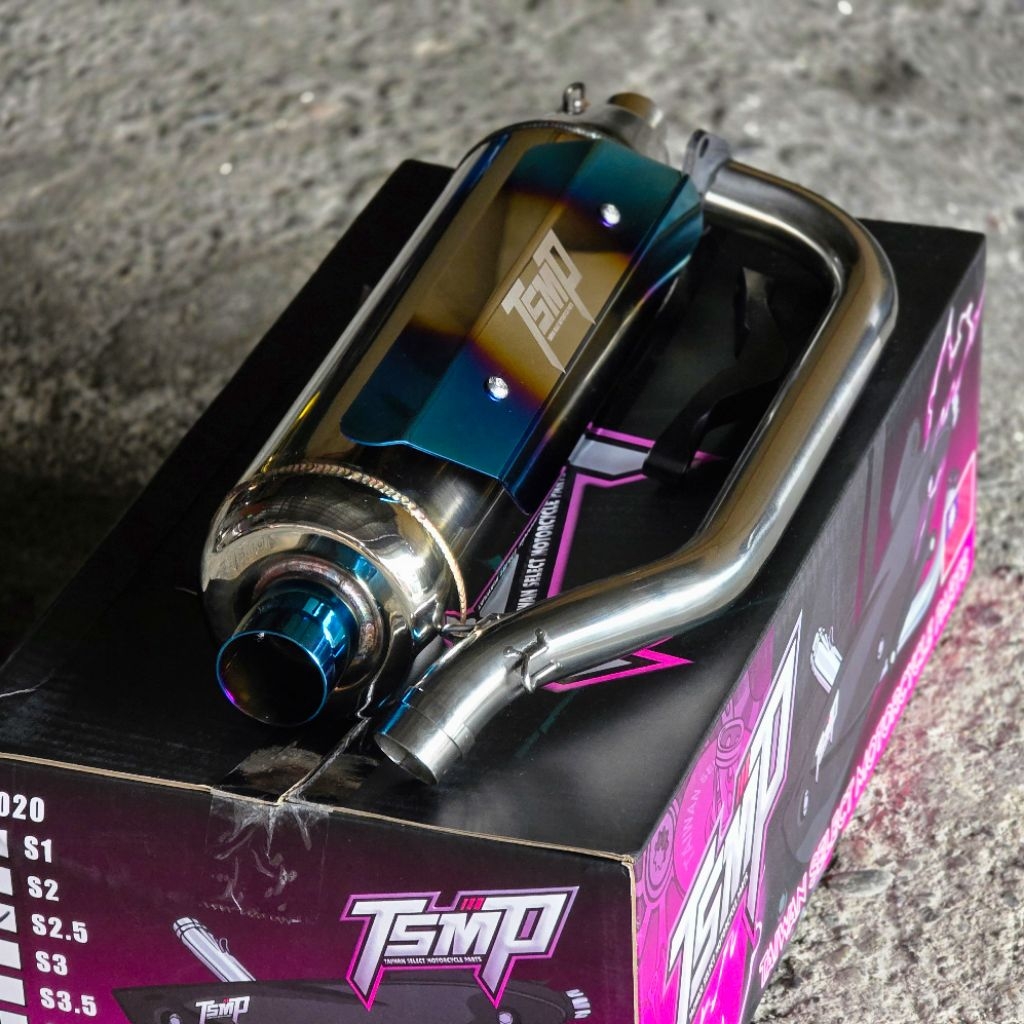 TSMP Power Pipe Stainless Clamp Type (Aerox/Nmax V2) | Shopee Philippines