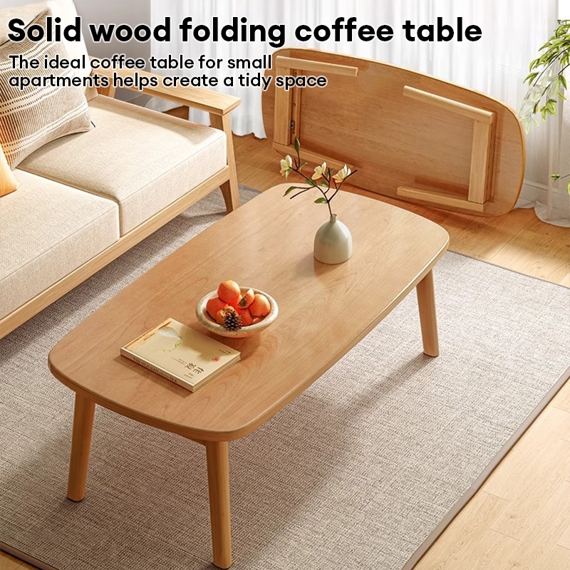 Solid Wood Folding Table Computer Table Desk Fully Assemble Table ...