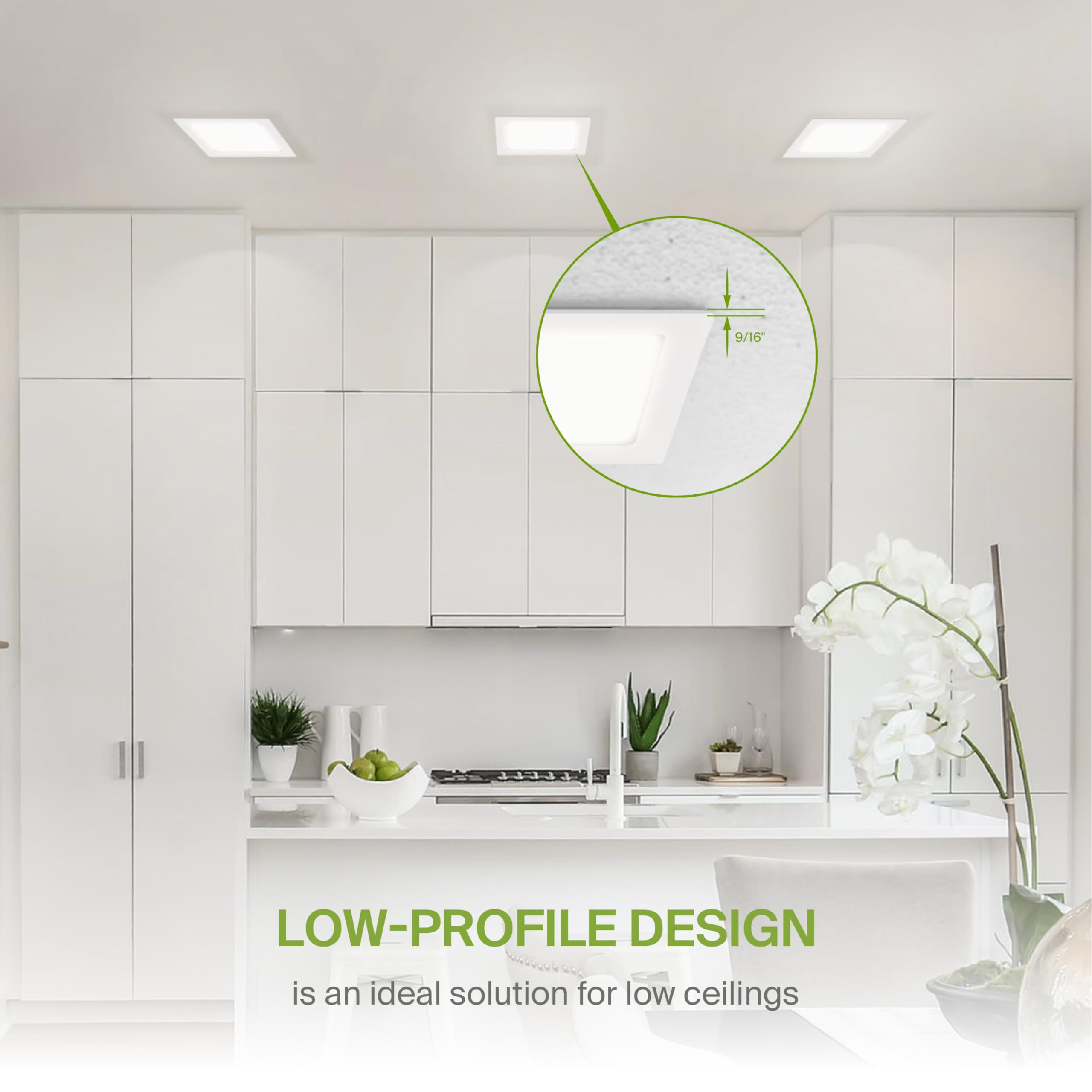 LED Pin light Ceiling Downight Recessed Round and Square Down light ...
