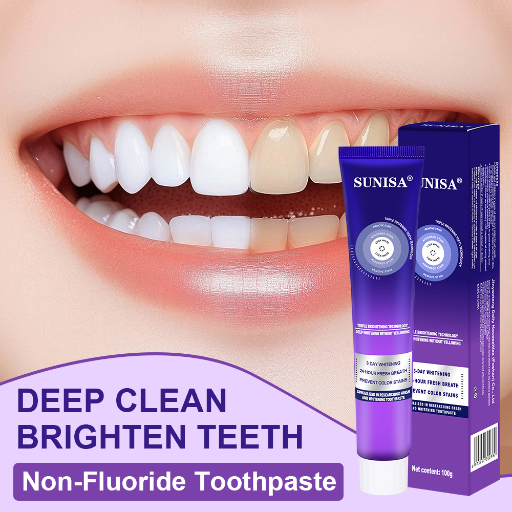 BUY1 TAKE1 Whitening Toothpaste 100g Non-Fluoride Deep Clean Remove ...
