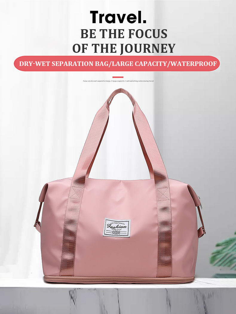 KAA New Travel Bag For Woman Duffle Bag Korean Large Gym Sports ...