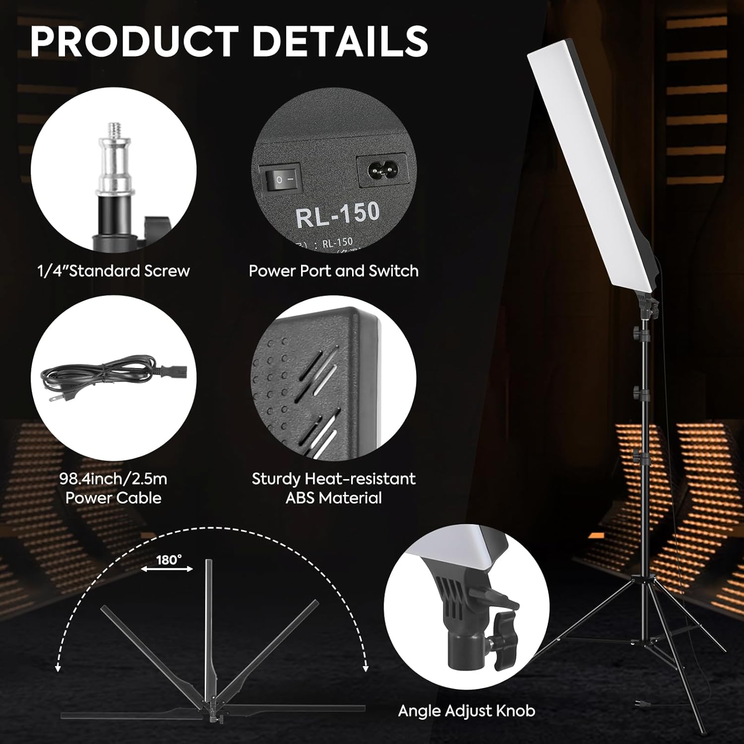 LED Fill Light Panel lights Photography Lighting Remote Control Live ...